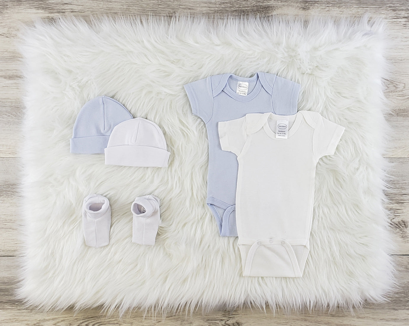 5 Pc Layette Baby Clothes Set