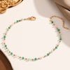 Bohemian Women's Anklets Beads Stone Anklet Summer Beach Anklets On Foot Ankle Bracelets For Women Leg Chain