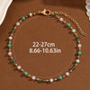 Bohemian Women's Anklets Beads Stone Anklet Summer Beach Anklets On Foot Ankle Bracelets For Women Leg Chain