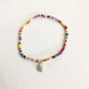 Boho Seashell Beaded Ankle Bracelet Anklet in Solid Copper