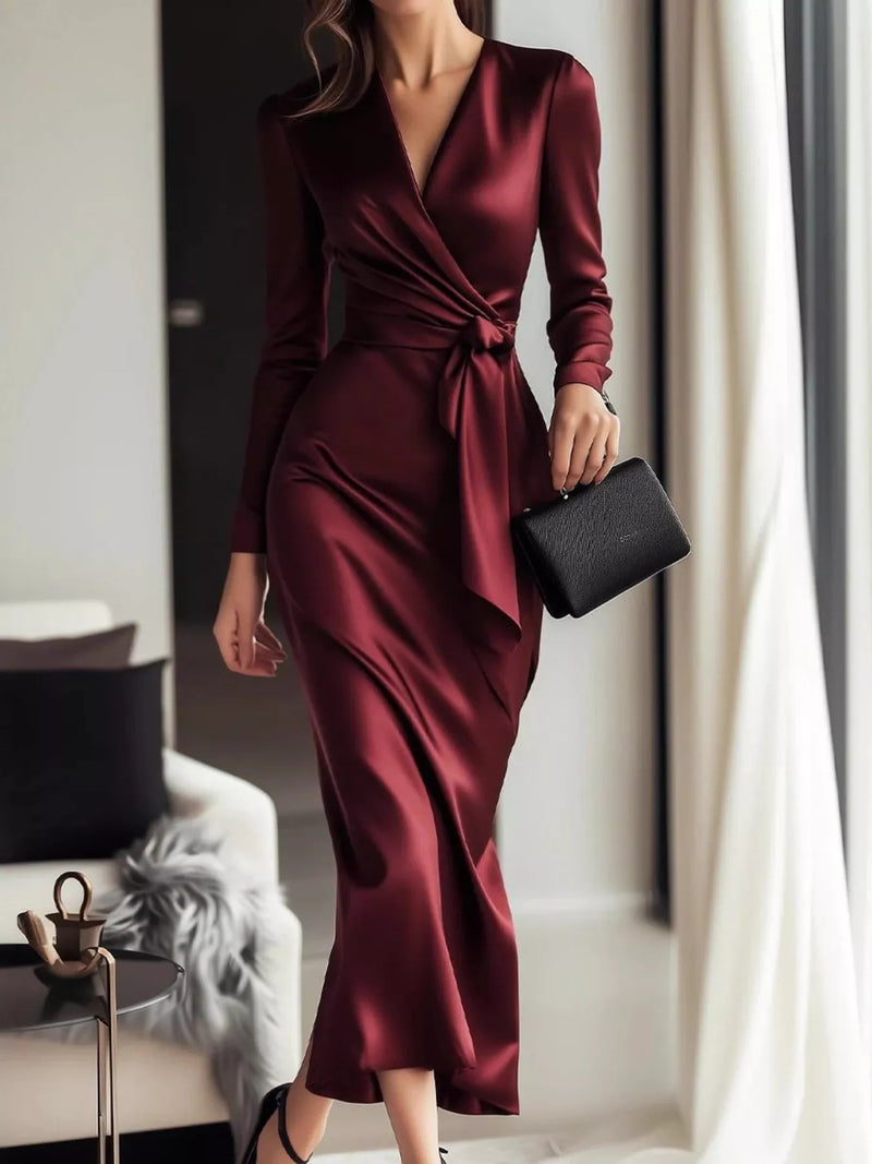The Blush Wrap Dress