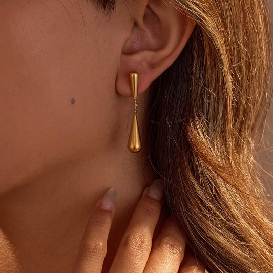 The Fluid Drop Earrings