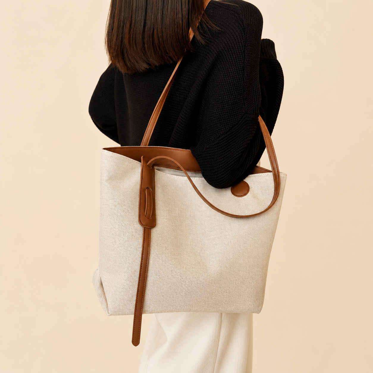 The Sienna Canvas Shoulder Bag