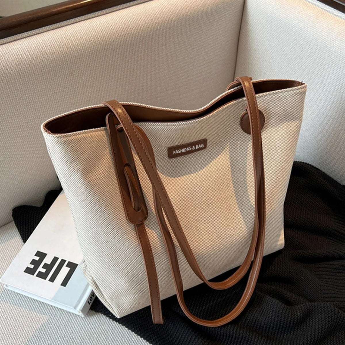 The Sienna Canvas Shoulder Bag