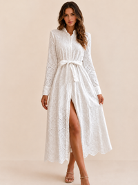 The White Eyelet Dress