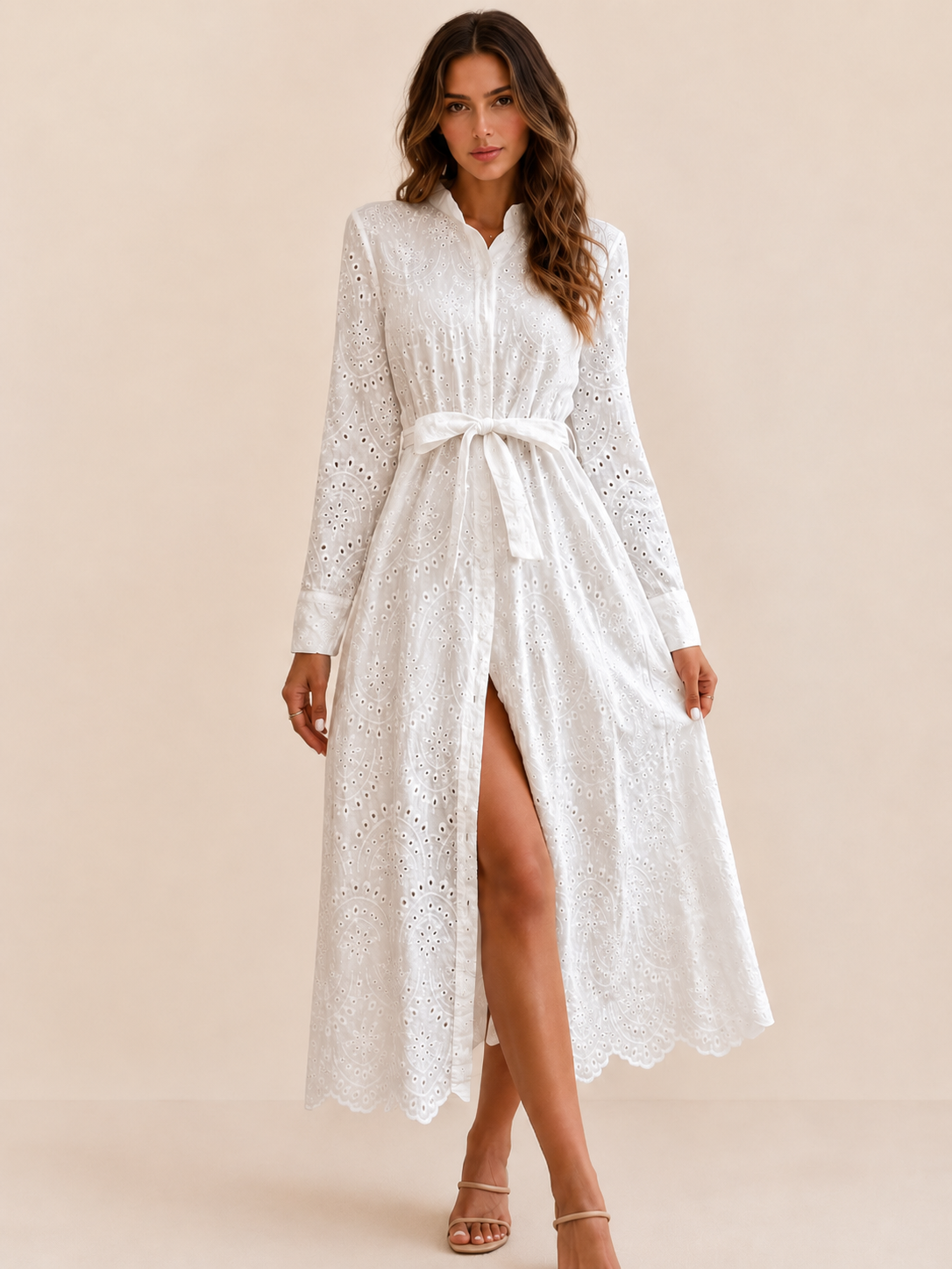 The White Eyelet Dress