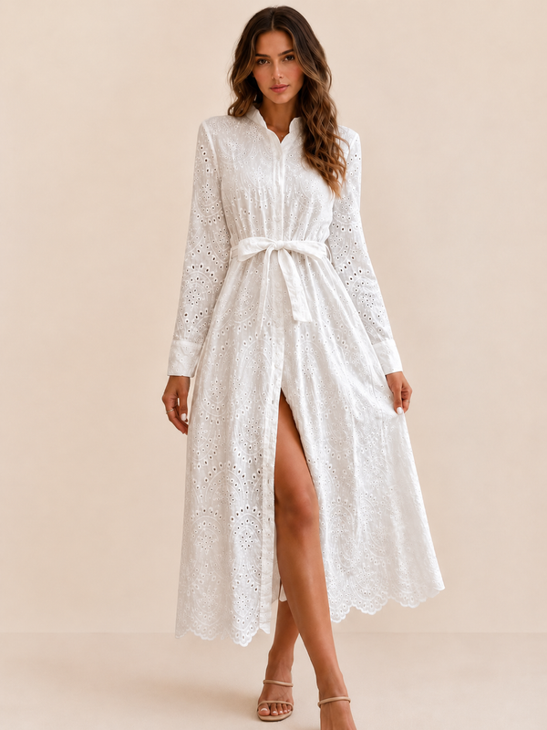 The White Eyelet Dress