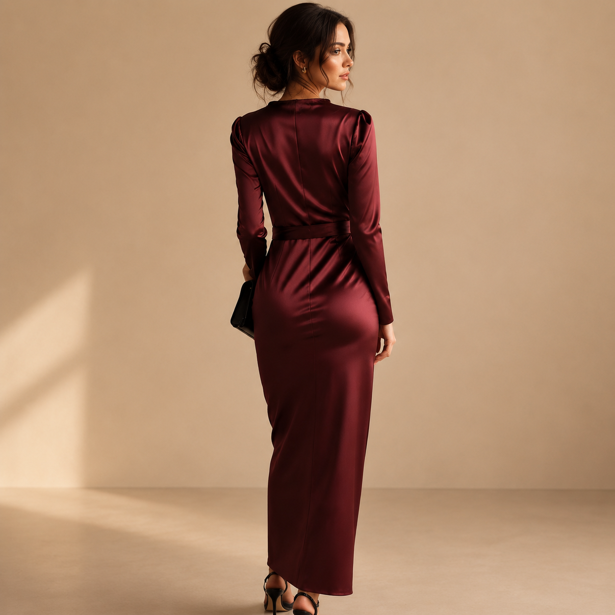The blush wrap Dress
