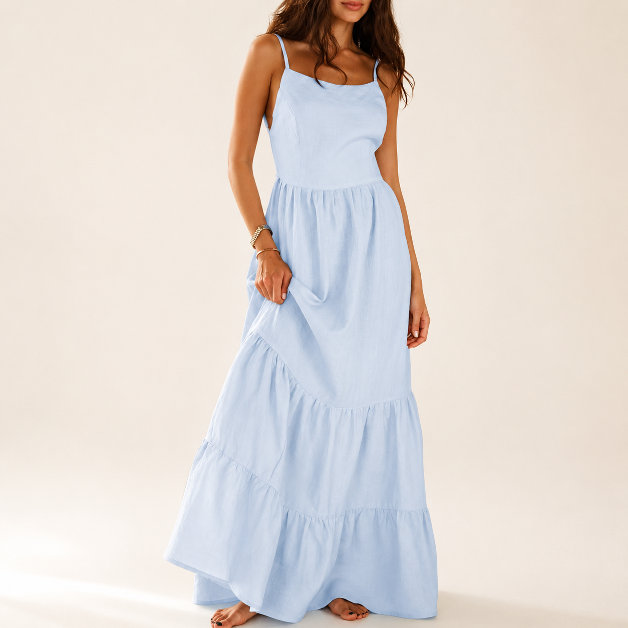 The Rosalie Tiered Maxi Dress