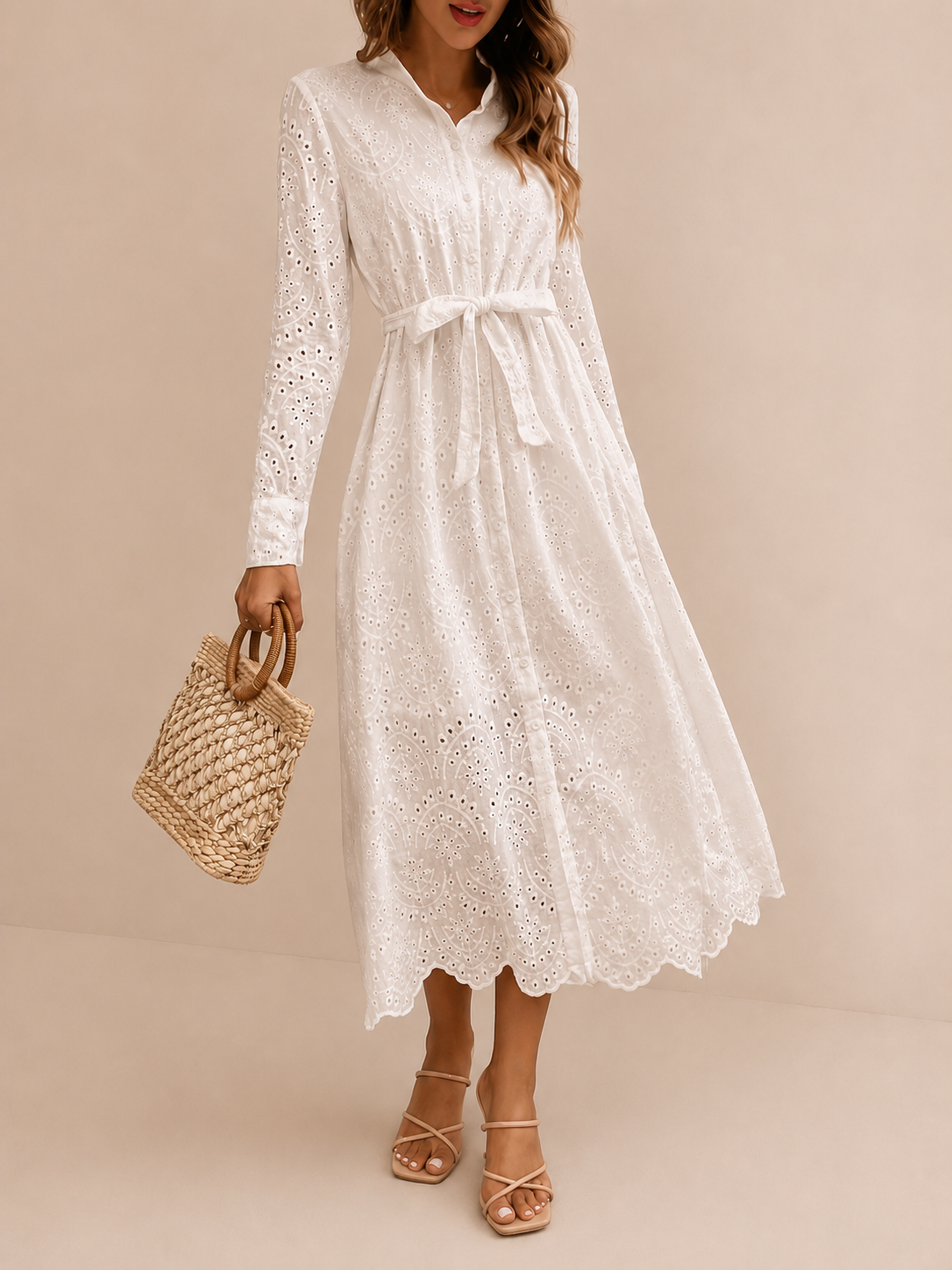 The White Eyelet Dress