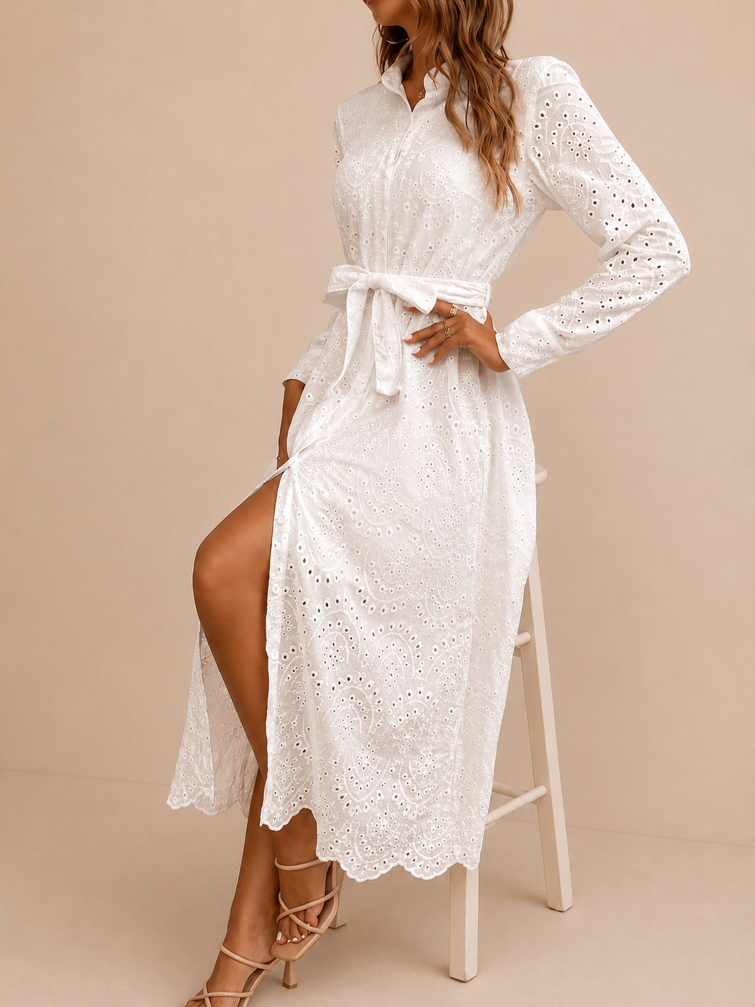 The White Eyelet Dress