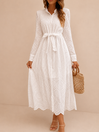 The White Eyelet Dress