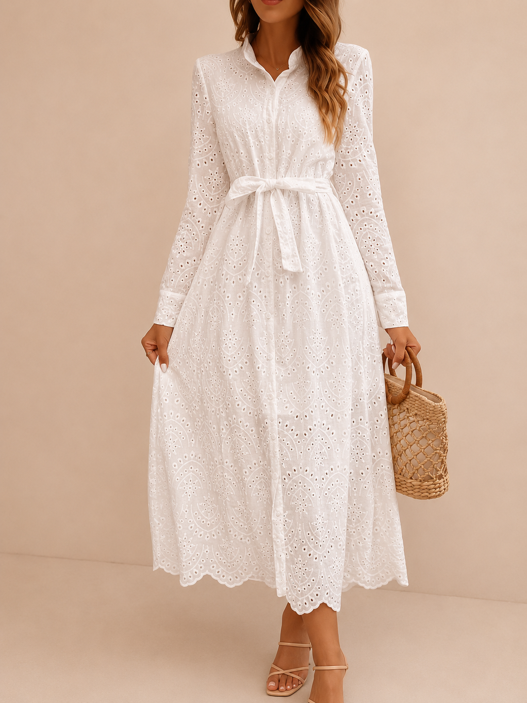 The White Eyelet Dress
